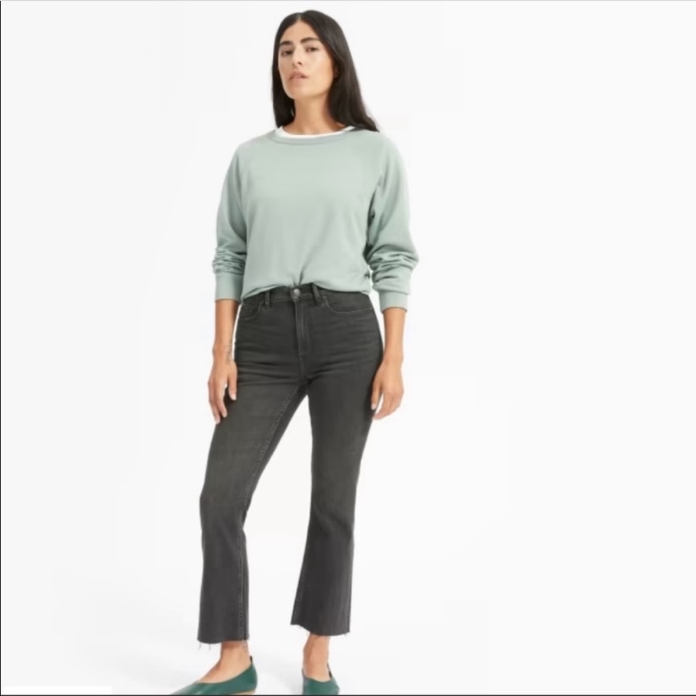 Everlane High Rise Kick Crop Jean
